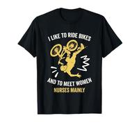 Mountain Biking Funny Cycling Bicycle Bike MTB Cyclist T-Shirt