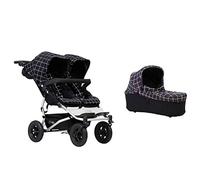 Mountain Buggy Duet Buggy V3 Poussette double siège + 1 nacelle - Grille
