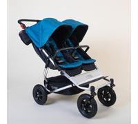 Mountain Buggy Duet Heritage V4 Poussette double Bleu océan