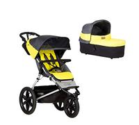 Mountain Buggy Terrain 3 + Carrycot plus V3.2 Baignoire solus Gris/jaune