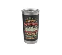 Mountain Camp Feu de camp Petit Déjeuner Nourriture Café et Camping Gobelet isotherme en acier inoxydable double paroi