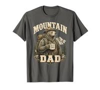 Mountain Dad Best Daddy Bear Randonnée en Plein air Papa Nature T-Shirt
