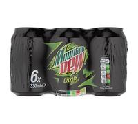 Mountain Dew Citrus Blast Lot de 4 canettes de boissons gazeuses 6 x 330 ml