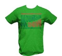 Mountain Dew Rétro logo t-shirt pour adultes Heather Vert - Vert - L