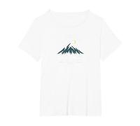 Mountain Dreamer 2021 Nuit étoilée aventureuse T-Shirt, Femme Grandes Tailles, Blanc, 5X