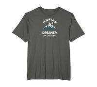 Mountain Dreamer 2021 Nuit étoilée aventureuse T-Shirt, Homme Grandes Tailles, Asphalte, 6X Tall