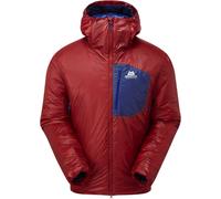 Mountain Equipment - Doudoune légère technique - Oreus Hooded Mens Jacket Merlot/Admiral Blue pour Homme - Taille S - Rouge Rouge S