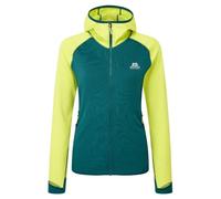 Mountain Equipment - Eclipse Hooded Jacket - Polaire femme D Teal / Fresh Green - UK 8