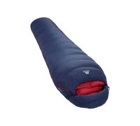 Mountain Equipment - Helium 400 - Sac de couchage femme Medieval Blue - Long - Ouverture gauche