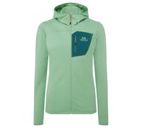 Mountain Equipment Lumiko Hooded Jacket - Polaire femme Lichen Green / Deep Teal UK 8