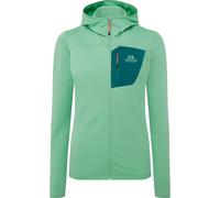 Mountain Equipment Lumiko Hooded Jacket - Polaire femme Lichen Green / Deep Teal UK 10
