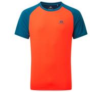 Mountain Equipment - Nava Crew - T-shirt technique - S - cardinal orange / majolica