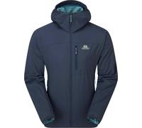 Mountain Equipment - Veste stretch et coupe-vent - Aerotherm Hooded M Jacket Blue Nights pour Homme en Softshell - Taille S - Bleu Bleu S