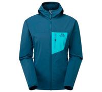 Mountain Equipment - Women's Echo Hooded Jacket - Veste softshell - 34 - majolica blue / topaz