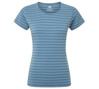 Mountain Equipment - Women's Groundup Stripe Tee - T-shirt technique - 34 - bluefin stripe