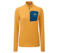 Mountain Equipment - Women's Lumiko Zip T - Pull polaire - 34 - butterscotch / majolica blue
