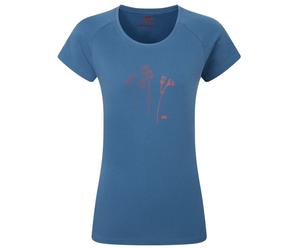 Mountain Equipment - Women's Mountain Flower Tee - T-shirt - 40 - stellar blue