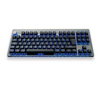 Mountain Everest Core Clavier de Jeu mécanique Haut de Gamme avec éclairage RVB, Hotswap, commutateurs Cherry MX et stabilisateurs lubrifiés (Disposition DE, MX Marron, Gris)