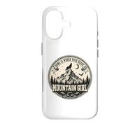 Mountain Girl Wilderness Wolf Moon Cadeau d'aventure en Plein air Coque pour iPhone 17