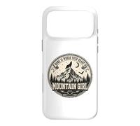 Mountain Girl Wilderness Wolf Moon Cadeau d'aventure en Plein air Coque pour iPhone 17 Pro Max