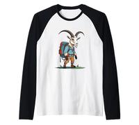 Mountain Goat Backpacker Outdoor Explorer Manche Raglan