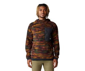 Mountain Hardwear - First Tracks Fleece Pullover Hoody - Polaire homme Iron Oxide Stria Print - S