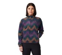 Mountain Hardwear - Novelty Microchill Pullover - Polaire femme Blurple Zig Zag Print - S