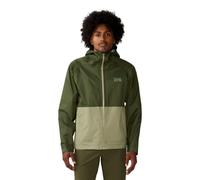 Veste à capuche Mountain Hardwear Threshold vert foncé beige - L