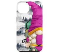 Mountain Hike GNOME with Pine Tree Pattern for Hiking Mom Coque pour iPhone 13