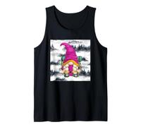 Mountain Hike GNOME with Pine Tree Pattern for Hiking Mom Débardeur