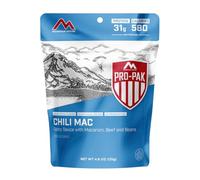 Mountain House Chili Mac Pro-Pak | Aliments lyophilisés pour randonnée et camping | Une portion