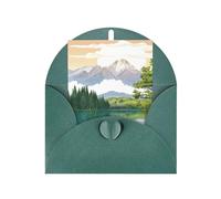 Mountain Lake View Sunny Day Nature Carte d'anniversaire imprimée - Carte de vœux pour lui ou elle | Pour petit ami, petite amie, épouse, mari, partenaire | Intérieur vierge et enveloppe incluse (2
