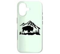 Mountain Landscape Buffalo American Bison Western Coque pour iPhone 17