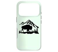 Mountain Landscape Buffalo American Bison Western Coque pour iPhone 17 Pro