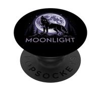 Mountain Landscape Wolf Wild Wildlife Nature PopSockets PopGrip Adhésif