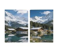 Mountain Life Étui de passeport en cuir pour passeport de voyage minimaliste Étui portefeuille mignon pour passeport et carte de crédit pour homme et femme
