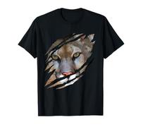 Mountain Lion Puma Cougar Griffes Scratch Ripping Graphic T-Shirt