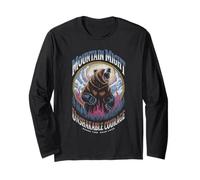 Mountain Might : un courage inébranlable, une force d'ours rugissante Manche Longue