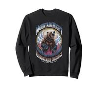 Mountain Might : un courage inébranlable, une force d'ours rugissante Sweatshirt