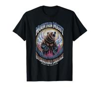 Mountain Might : un courage inébranlable, une force d'ours rugissante T-Shirt