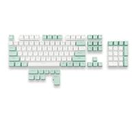 MOUNTAIN Mineral PBT Jeu de touches double shot pour commutateurs MX Profil OEM 113 touches Complément US-ANSI + ISO (aigue-marine A)