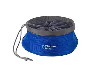 Mountain Paws Collapsible Gamelle pour Chien Mixte, Bleu, s