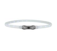 Mountain Paws Collier pour Chien LED Rechargeable par USB | Résistant à l'eau, 4 Couleurs et Mode Clignotant pour la visibilité | Coupez à la Taille pour s'adapter à n'importe Quel Chien