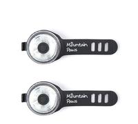 Mountain Paws Lot de 2 Lampes de sécurité pour Collier de Chien, 4 Modes de Couleur et Mode Flash