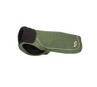 Mountain Paws Manteau de Pluie imperméable et Coupe-Vent Cordura doublé Polaire pour Chien, Vert, Taille S