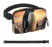 Mountain Peak Penguin-1463 Sac banane pour homme et femme, sac banane avec sangle réglable, sac banane tendance pour voyage, plein air, course à pied, randonnée, multicolore, multicolore,