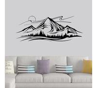 Mountain Peak Wall Stickers for Kids Rooms Living Room Home Decor Wallpaper Vinyl Removable Wall Decals Sticker Waterproof 42x106cm
