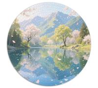 Mountain Peaks And Trees by The Lake Puzzle 1000 Pièces Educa Jouet En Bois Cadeau Unique De L'art De La Décoration Scenery Jeu Éducatif Challenge Toy Adultes Et Enfants À Partir De 14 Ans 1000pcs (67