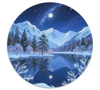 Mountain Peaks And Trees by The Lake Puzzle 1000 Pièces Educa Jouet En Bois Cadeau Unique De L'art De La Décoration Scenery Jeu Éducatif Challenge Toy Adultes & Enfants Des 14 Ans 1000pcs (67.5x67.5cm