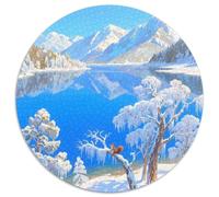Mountain Peaks And Trees by The Lake Puzzle 1000 Pièces Educa Jouet En Bois Divertissement Créatif De L'art De La Décoration Scenery Jeu Éducatif Challenge Toy Pour Adultes Et Enfants À Partir De 12 A